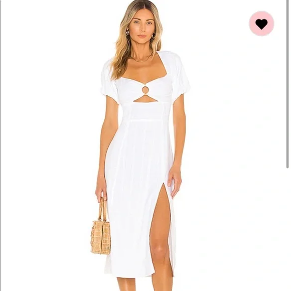 princess polly baby blue dress Lulus Luxe Loveliness White Satin Backless Mermaid Maxi Dress main image 1